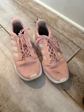 adidas Women’s Light Pink Mesh Athletic Sneakers